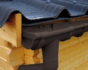 Kunststoff Dachrinnenset für Solid Gartenhaus Heidelberg (S8787) und Joigny (S8351)