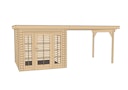 Vorschaubild Weka Gartenhaus 172 mit Anbau (295 cm) - 21 mm
