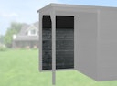 Vorschaubild Weka Rückwand für Anbau 150 cm für Designhaus 172 „wekaLine“