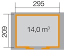 Vorschaubild Weka 21 mm Schiebetürhaus 228