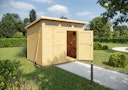 Vorschaubild Weka Gartenhaus 264 mit Oberlichtern - 21 mm