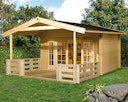 Vorschaubild Weka 45 mm Weekendhaus 137 B mit Terrasse +Vordach
