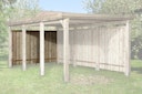 Vorschaubild Weka Rückwand für Carports, kesseldruckimprägniert - 20 mm