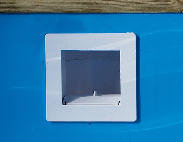 Weka Massivholzpool 593 B Gr. 2, Sparset - 45 mm - 471 x 571 cm