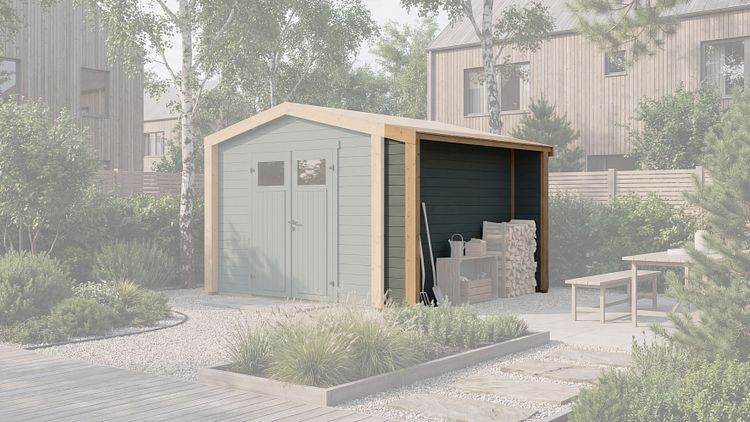 Weka seitlicher Anbau für Multifunktions-Gartenhaus Killarney 