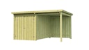 Vorschaubild Weka 20 mm Flachdachschuppen Lagerhaus 607 1