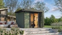 Vorschaubild Weka Design Gartenhaus Pure Garden Amberley mit Design-Doppeltür - 28 mm