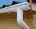 Kunststoff Dachrinnenset für Solid Gartenhaus Heidelberg (S8787) und Joigny (S8351)