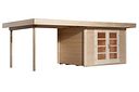 Vorschaubild Weka Designhaus 126 B+  inkl. 300 cm Anbau und extra hoher Tür - 28 mm