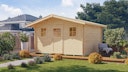 Vorschaubild Weka 28 mm Gartenhaus 110 mit Vordach (60 cm)