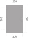 Vorschaubild Weka Einzelcarport 606 A mit Rundbogen