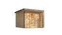 Vorschaubild Weka Design Gartenhaus Pure Garden Amberley mit Massivholz-Doppeltür - 28 mm 