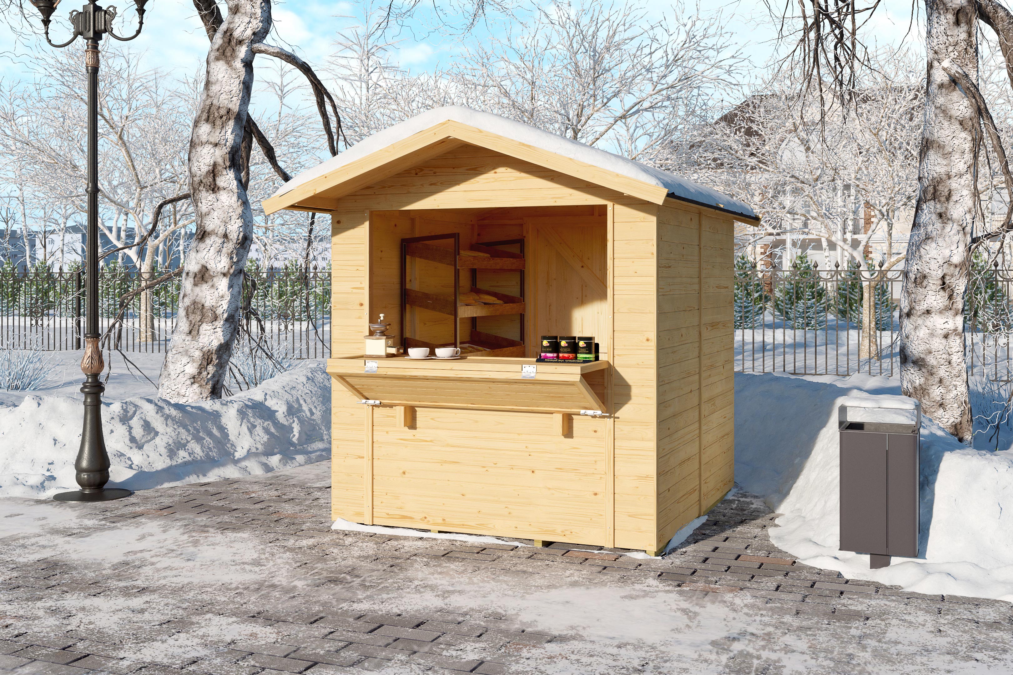 Weka Marktstand Verkaufshaus Mori 4 - 13 mm