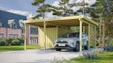 Vorschaubild Weka Carport 607 inkl. Geräteraum 1/2/3