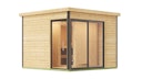 Vorschaubild Weka Design-Saunahaus 412 inkl. Elementsauna 44/68 mm