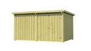 Vorschaubild Weka 20 mm Flachdachschuppen Lagerhaus 607 4