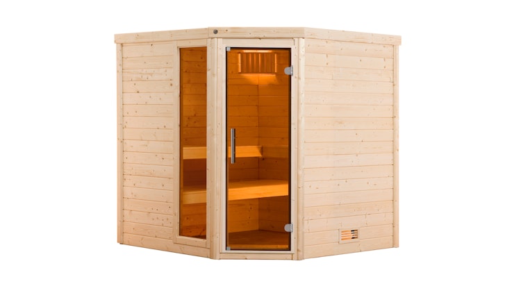 Weka Premium Massivholzsauna Turku 2 - 45 mm