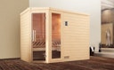 Vorschaubild Weka Premium Massivholzsauna Turku 3 Familiensauna - 45 mm