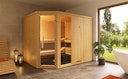 Weka Elementsauna Varberg 4 Familiensauna - 68 mm