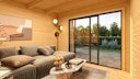 Vorschaubild Weka Design Gartenhaus Pure Garden Amberley mit Aluminium-Schiebetür - 28 mm