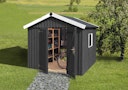 Vorschaubild Weka Schwedenhaus - 32 mm (aufgedoppelt) Gartenhaus sägerau