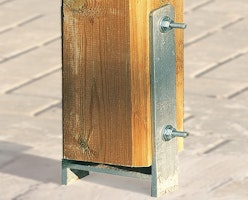 Weka H-Anker-Set für Paradies 5 (6 Anker für 12 x 12 cm Pfosten)