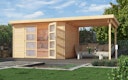 Vorschaubild Weka Gartenhaus 321 B mit 230 cm Anbau - 19 mm