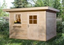 Vorschaubild Weka 28 mm Gartenhaus 170 mit Vordach (50 cm)