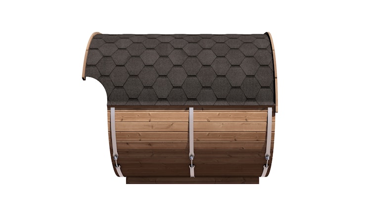 Weka Design Oval Saunahaus Keila mit Thermoholz - 28/42 mm Weka Design Oval Saunahaus Keila mit Thermoholz - 28/42 mm