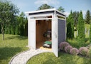Vorschaubild Weka Gartenhaus 265 mit Oberlichtern - 21 mm