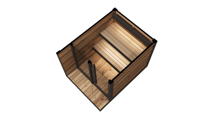 Weka Design Saunahaus Viira 1 mit Thermoholz - 40 mm Weka Design Saunahaus Viira 1 mit Thermoholz - 40 mm