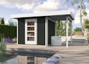 Vorschaubild Weka Gartenhaus Designhaus wekaLine 172 A mit Anbau (150 cm)