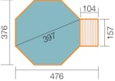 Vorschaubild Weka Massivholzpool 593 B Gr.1, "Alles dabei" - 45 mm - 376 x 476 cm