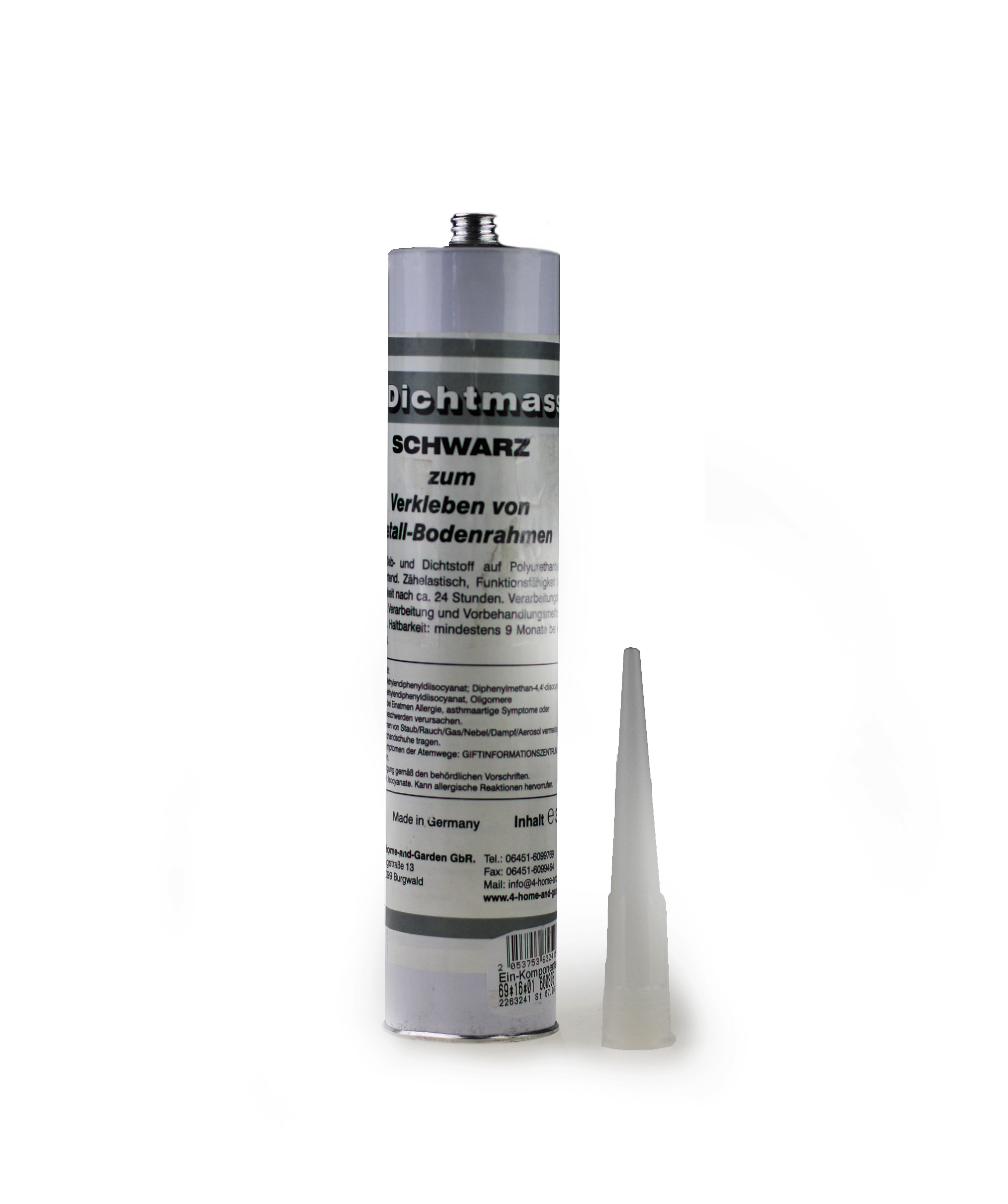 Ein-Komponenten Dichtstoff zum Abdichten der Bodenrahmen von Metallhäusern