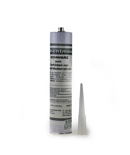 Ein-Komponenten Dichtstoff zum Abdichten der Bodenrahmen von Metallhäusern