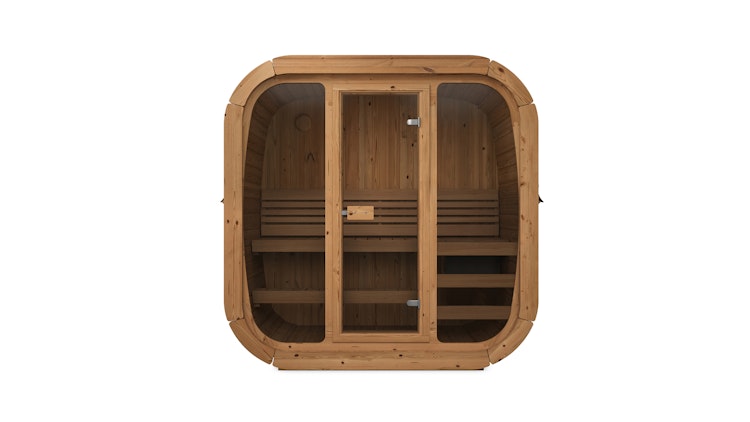 Weka Design Saunahaus Laadi 1 mit Thermoholz - 28/42 mm Weka Design Saunahaus Laadi 1 mit Thermoholz - 28/42 mm