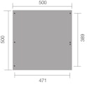 Vorschaubild Weka Doppelcarport 616 A mit Rundbogen