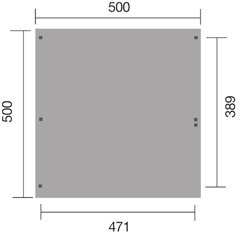 Weka Doppelcarport 616 A mit Rundbogen