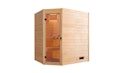 Vorschaubild Weka Sauna Valida Eck 1 mit Glastür/Fenster- Massivholzsauna 38 mm