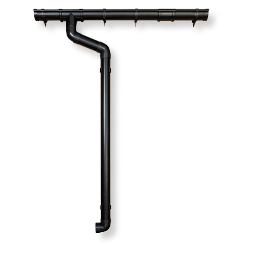 Kunststoff Dachrinnenset 422A für Gartenhäuser