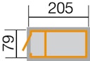 Vorschaubild Weka Profi-Hochbeet 669 mit Stauraum und Ablage