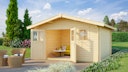 Vorschaubild Weka 45 mm Gartenhaus 136 mit Vordach (60 cm)