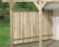 Weka hohe Seitenwand für Terrassenüberdachung 671 Weka hohe Seitenwand für Terrassenüberdachung 671Zubehörbild