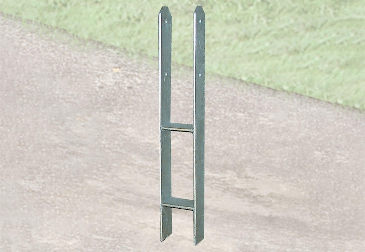 Weka H-Anker-Set für Terrassenüberdachung Salsa Gr. 1 (2 Anker für 9 x 9 cm Pfosten)