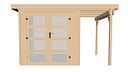 Vorschaubild Weka Gartenhaus 321 A mit 115 cm Anbau - 19 mm