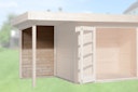 Vorschaubild Weka Rückwand für Anbau 150 cm für Designhaus 126 und 172