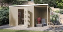 Vorschaubild Weka Designhaus 413 A 45 mm inkl. 150 cm Anbau