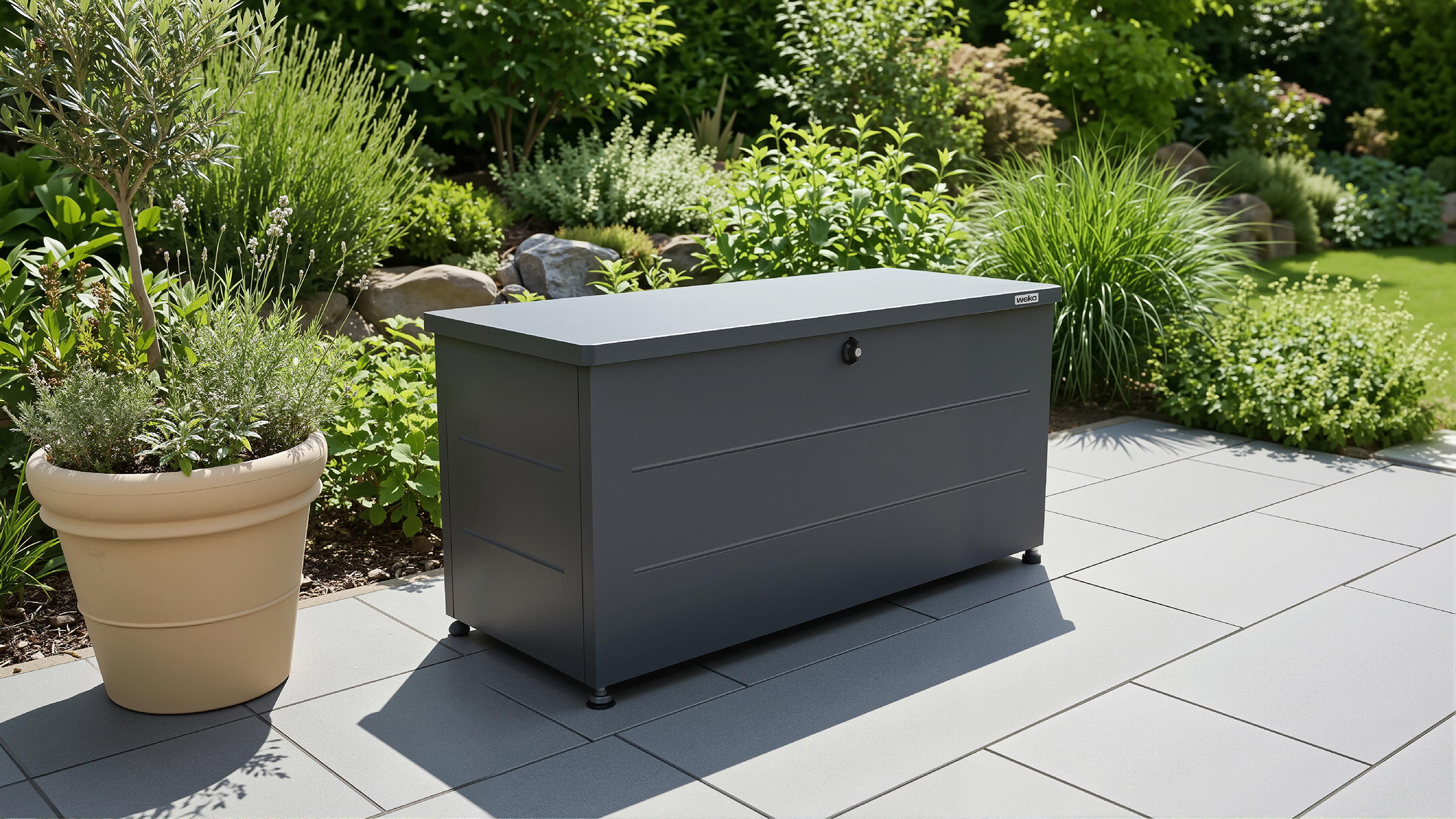 Weka Metall Terrassenbox Gary 220/460/700 L