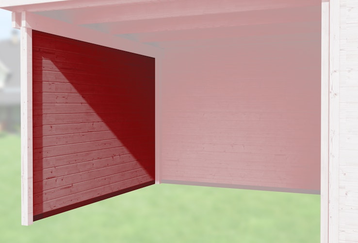 Weka Seitenwand für Anbau 300 cm tief für Designhaus 126, 172 & 225