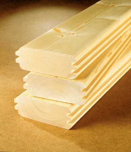 Weka Saunahaus Farsund mit Vorraum - 38 mm Blockbohlen Weka Saunahaus Farsund mit Vorraum - 38 mm Blockbohlen